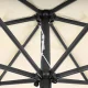 Dārza un balkona saulessargs G-811, regulējams, 210 cm, bēšs