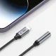 Tech-Protect UltraBoost Lightning uz 3.5mm mini jack pāreja, melna