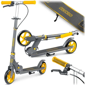 Ricokids Kodi bērnu skrejritenis, pelēks/oranžs