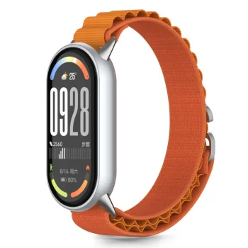 Tech-Protect Nylon Pro siksniņa Xiaomi Smart Band 8 / 9 / 10 / NFC aprocei, Orange