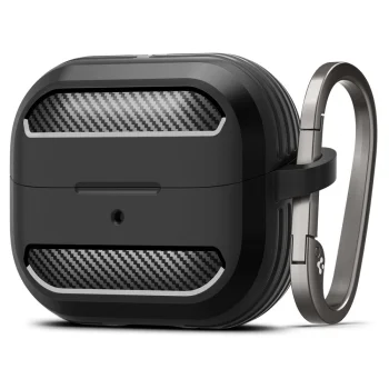 Spigen Rugged Armor maciņš Samsung Galaxy Buds 3 / 3 Pro, Melns