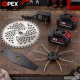 Akumulatora trimmeris OPEX TOOLS OPX28025, 21V, 1200W, 2x 3.0Ah