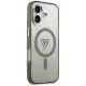 Guess MagSafe IML Gradient Triangle Logo vāciņš priekš iPhone 17, Khaki