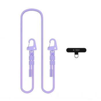 Tech-Protect C5SD Rope CrossBody telefona kakla siksniņa, Lavender