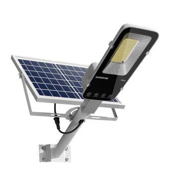 Saules baterijas LED ielas lampa Superfire FF5-E, 897W, 2000 lm, 20000 mAh