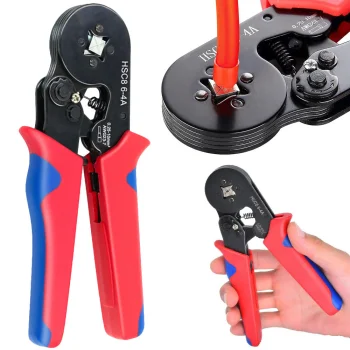 Kabeļu uzgaļu presēšanas knaibles 0.25-10mm²