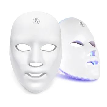 LED gaismas terapijas sejas maska Marielle MML, balta