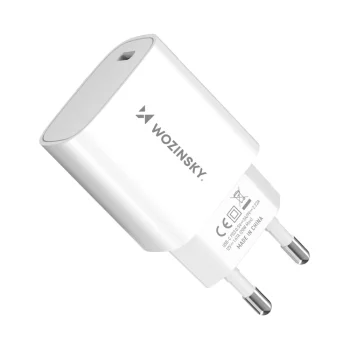 Wozinsky WGWCCW 20W USB-C tīkla lādētājs - balts