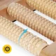 4FIZJO koka dubultais pēdu masāžas rullis relaksam, brūns