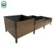 Paaugstinātā dārza dobe KLASIKA Woodlook pakāpienveida, 225x75 cm, brūna