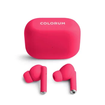 Colorum CTWS-02 bezvadu TWS austiņas, rozā (Magenta)