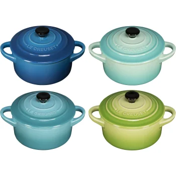 Le Creuset akmensmasas mini sautēšanas trauki, 4 gab., 0.25 l