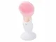 Elektriskā Sejas Attīrīšanas Suka Ierīce Masažieris ar Statīvu, Rozā | Electric Sonic Facial Cleansing Brush...