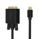 Orico XD-MDTD Mini DisplayPort - DVI kabelis, Full HD 60Hz, 3m, Melns