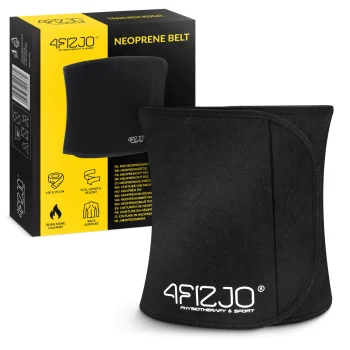 4FIZJO neoprēna tievēšanas josta vēderam L/XL, melna