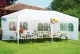 MultiGarden 3x6 m dārza paviljons un pasākumu telts ar 6 sienām, balts