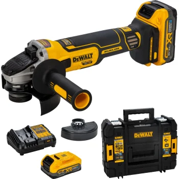 DeWalt DCG405S2T-QW akumulatora leņķa slīpmašīna 18V 125 mm (2x 3.5Ah)