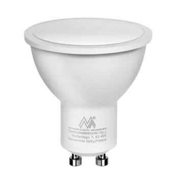 Maclean LED Spuldze GU10 5W 400lm 4000K Neitrāli Balta