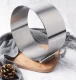 Kūkas veidne, apaļa tortes forma, regulējams konditorejas riņķis | Adjustable Cake Ring Baking Mold