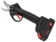 Elektriskās akumulatora dārza šķēres (sekators), 2x 21V akumulatori, melnas