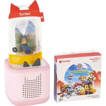 Tonies Toniebox 2 Full Play Bundle-Set bērnu audio atskaņotājs, Cloud Pink
