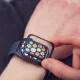 Hibrīda aizsargstikls Wozinsky Watch Glass pulkstenim Xiaomi Watch Color 2, melns