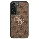 Guess GUHCS22S4GMGBR S901 S22 brūns cietais futrālis 4G Big Metal Logo | brown hardcase