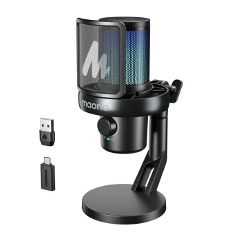 Maono DM40 Pro bezvadu mikrofons (Melns)