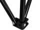 Saliekams makšķerēšanas krēsls tūrismam ar somu, zaļš