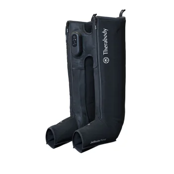 Therabody RecoveryAir JetBoots Prime kompresijas zābaki, Large, melni