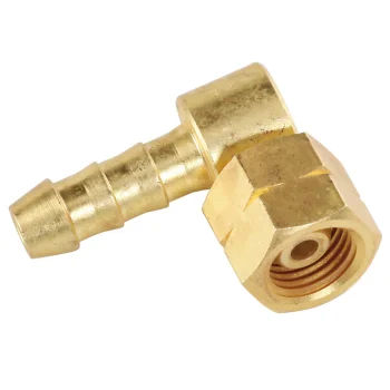 Leņķa gāzes adapteris 1/4'' LH šļūtenei 8x15 mm