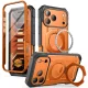 Supcase Grip Pro Mag MagSafe vāciņš iPhone 18 Pro Max / 17 Pro Max ar statīvu, oranžs
