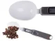Digitālie virtuves svari-karote ar LCD ekrānu, līdz 500 g, 0.1 g, balti