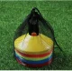 4FIZJO Plastmasas Sporta Konusi Riņķi Treniņiem, 50 gb. komplekts, Daudzkrāsaini | Plastic Sports Training Cones