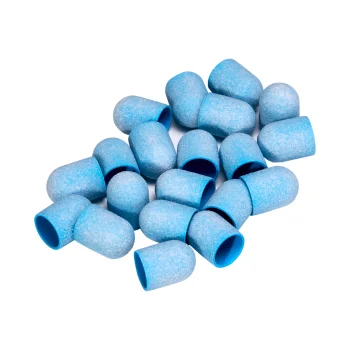 Exo Blue abrazīvie uzgaļi 13 mm, raupjums 150, 20 gab.