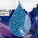 Elastīgs cietais vasks depilācijai granulās Depilflax Ultraflex 1kg, blue