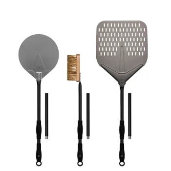Picas lāpstiņu komplekts Alfa Forni Medium, 3 daļas, 30 cm, antracīts