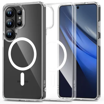 Tech-Protect Samsung Galaxy S26 Ultra vāciņš FlexAir Hybrid MagSafe, caurspīdīgs