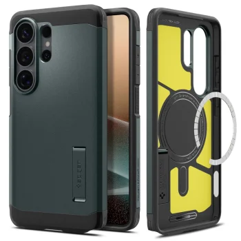 Spigen Samsung Galaxy S26 Ultra vāciņš Tough Armor Mag, zaļš