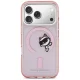 Karl Lagerfeld IML Peekaboo MagSafe vāciņš iPhone 17 Pro, rozā