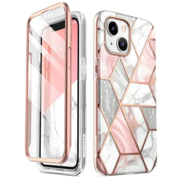 Telefona vāciņš Supcase Cosmo priekš iPhone 14 Plus, Pink Marble