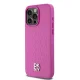 DKNY iPhone 15 Pro Max vāciņš Leather Monogram Pattern MagSafe, rozā