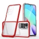 Vāciņš Xiaomi Redmi 10 Hybrid Armor Clear 3 in 1, sarkans