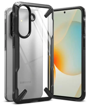 Ringke Fusion X vāciņš priekš Samsung Galaxy A57 5G, melns un caurspīdīgs