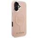 Karl Lagerfeld Initial & Metal Logo MagSafe vāciņš priekš iPhone 16, rozā