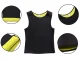 Vīriešu neoprēna sporta treniņu krekls, melns, XXXL