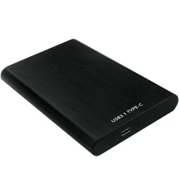 2.5" HDD un SSD ārējais korpuss USB 3.1 Type-C, melns