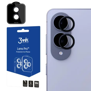 3mk Lens Protection Pro kameras aizsargstikls Samsung Galaxy S25 Edge, Melns