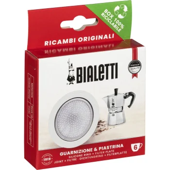Bialetti 0800040 rezerves blīve un filtrs (6 tasītēm)