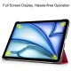 Apple iPad Air 13\'\' (2024) (A2903 A2898) PU Leather Protective Tri-fold Book Case Cover, Red | Planšetes Vāciņš...